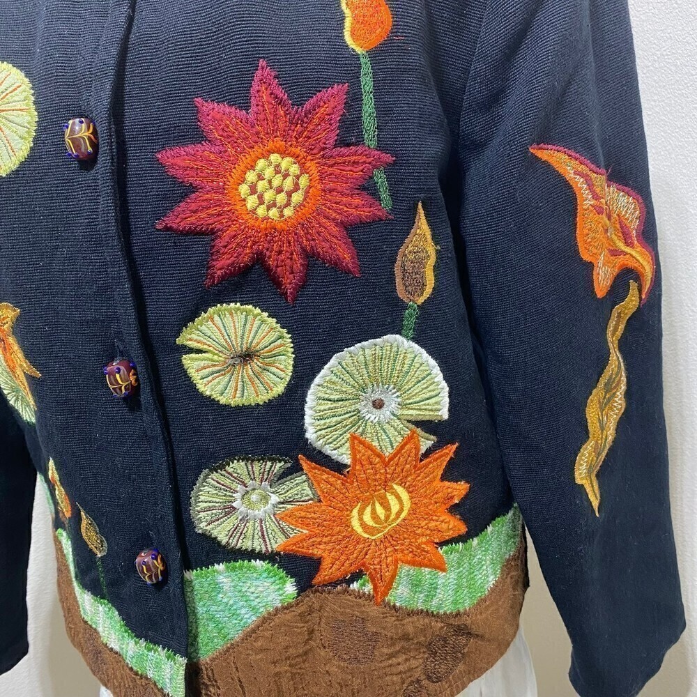 Daniel K Multicolored “Art to Wear” Jacket Medium - Picture 3 of 6